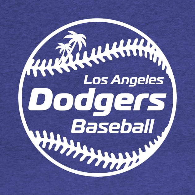 Dodgers 80s Retro Ball by Throwzack
